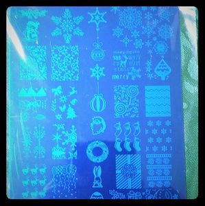 Nail stamping plates
